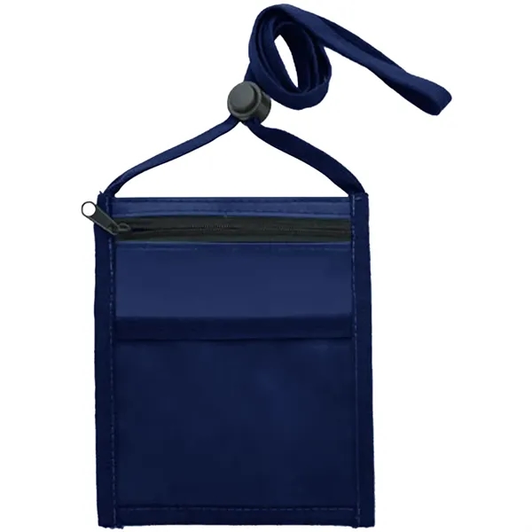 Nylon Pouch with Front Zipper Pocket - Nylon Pouch with Front Zipper Pocket - Image 11 of 33
