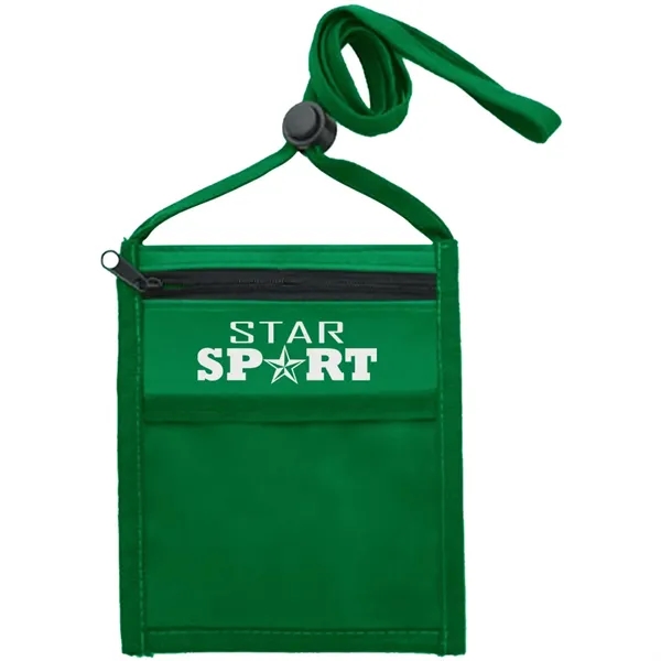 Nylon Pouch with Front Zipper Pocket - Nylon Pouch with Front Zipper Pocket - Image 21 of 33