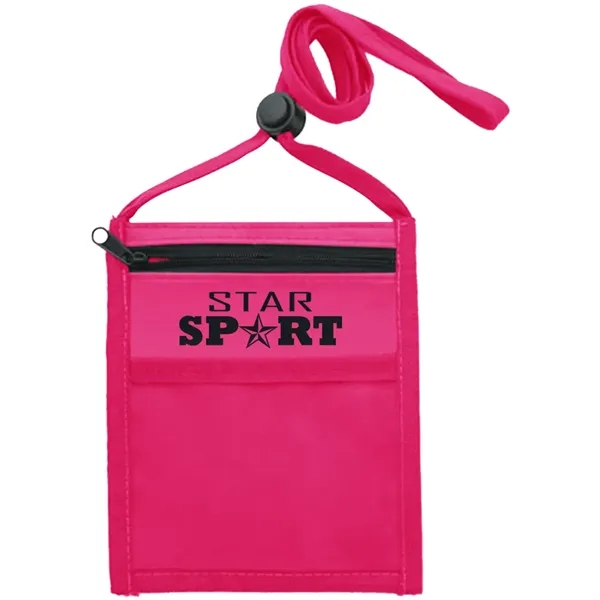 Nylon Pouch with Front Zipper Pocket - Nylon Pouch with Front Zipper Pocket - Image 22 of 33