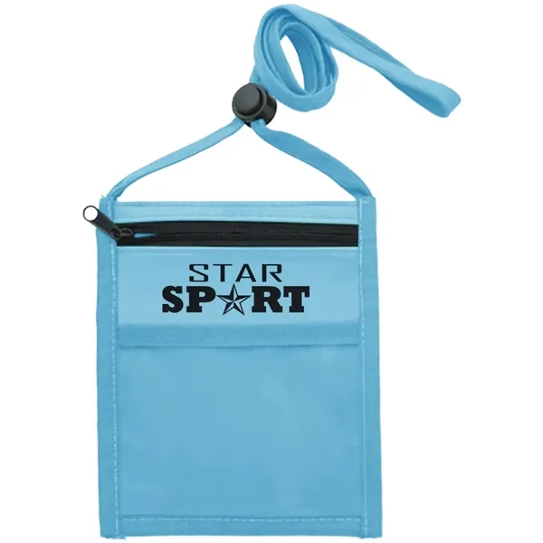 Nylon Pouch with Front Zipper Pocket - Nylon Pouch with Front Zipper Pocket - Image 23 of 33