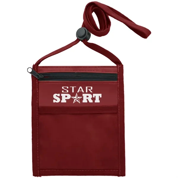 Nylon Pouch with Front Zipper Pocket - Nylon Pouch with Front Zipper Pocket - Image 25 of 33
