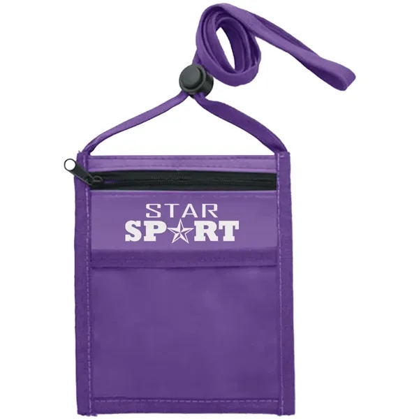 Nylon Pouch with Front Zipper Pocket - Nylon Pouch with Front Zipper Pocket - Image 28 of 33