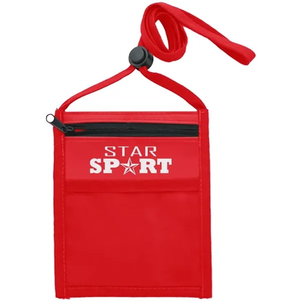 Nylon Pouch with Front Zipper Pocket - Nylon Pouch with Front Zipper Pocket - Image 29 of 33
