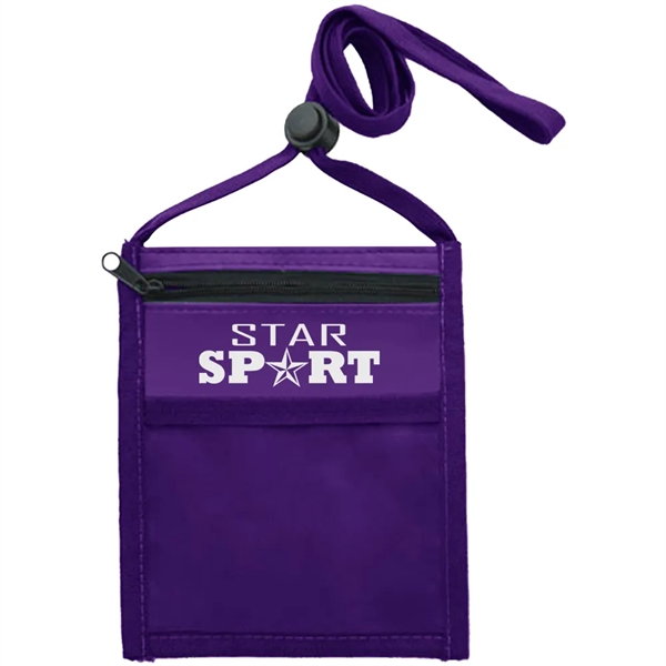 Nylon Pouch with Front Zipper Pocket - Nylon Pouch with Front Zipper Pocket - Image 31 of 33