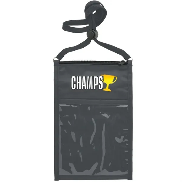 Large Double Pouch Neck Wallet - Large Double Pouch Neck Wallet - Image 2 of 32
