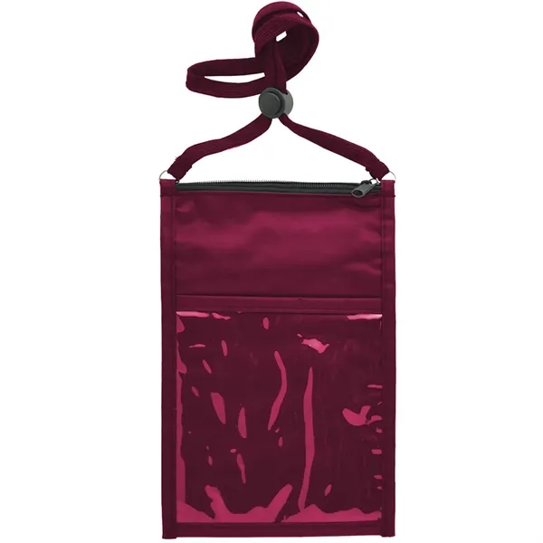 Large Double Pouch Neck Wallet - Large Double Pouch Neck Wallet - Image 10 of 32