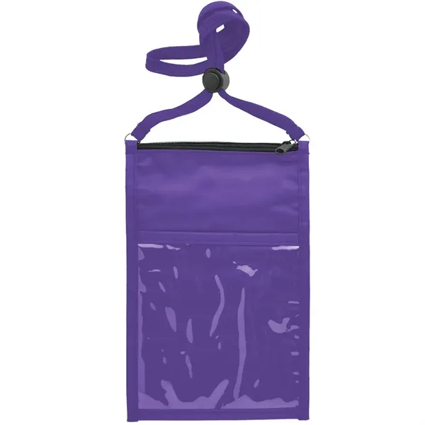 Large Double Pouch Neck Wallet - Large Double Pouch Neck Wallet - Image 13 of 32