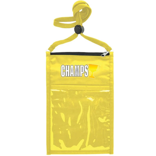 Large Double Pouch Neck Wallet - Large Double Pouch Neck Wallet - Image 32 of 32