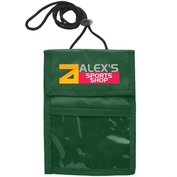 Two Pocket Flap Neck Wallet - Two Pocket Flap Neck Wallet - Image 2 of 32