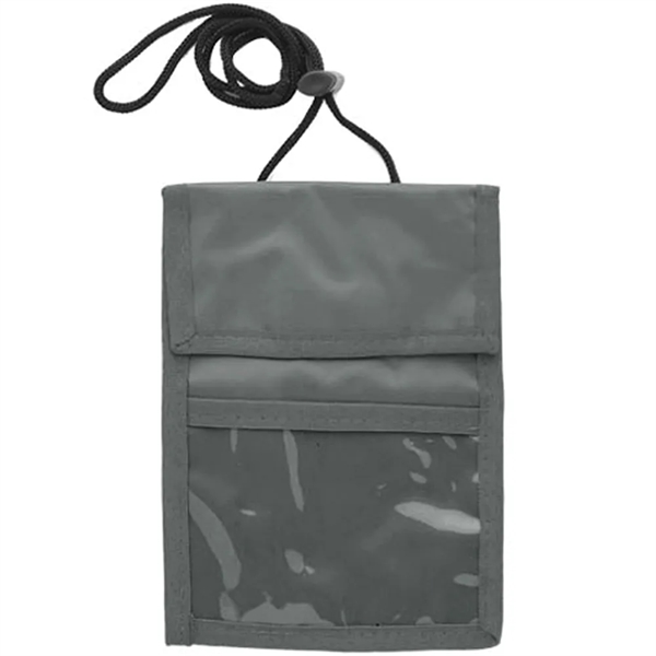 Two Pocket Flap Neck Wallet - Two Pocket Flap Neck Wallet - Image 5 of 32