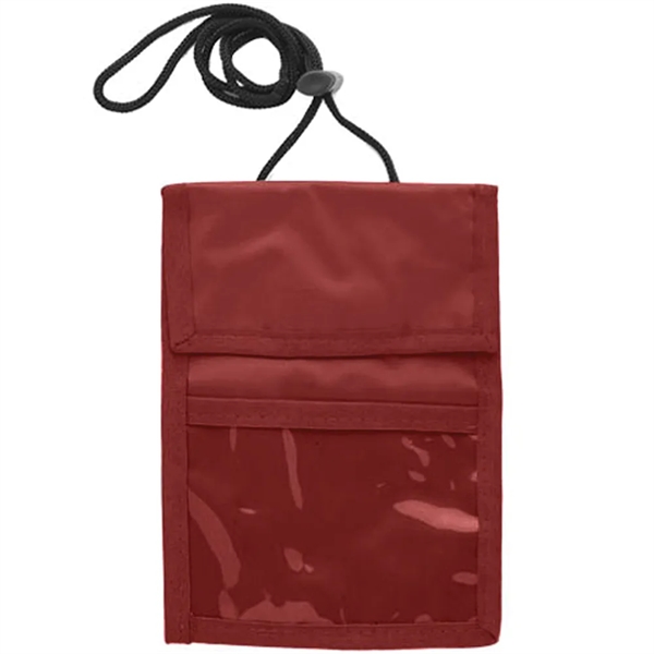 Two Pocket Flap Neck Wallet - Two Pocket Flap Neck Wallet - Image 15 of 32