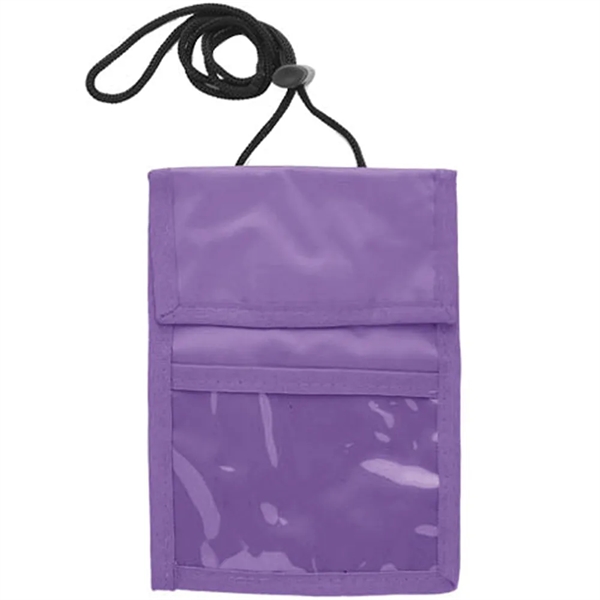 Two Pocket Flap Neck Wallet - Two Pocket Flap Neck Wallet - Image 21 of 32