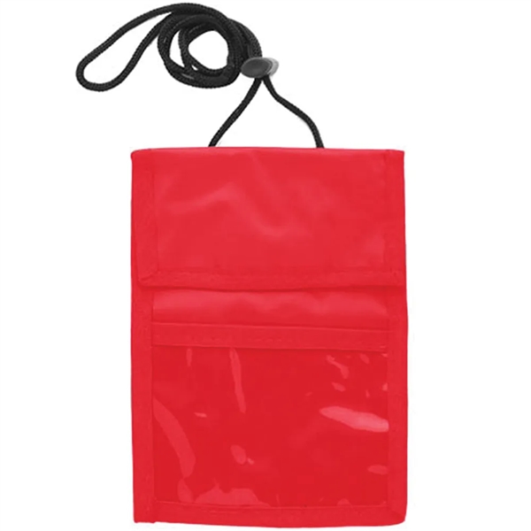 Two Pocket Flap Neck Wallet - Two Pocket Flap Neck Wallet - Image 23 of 32