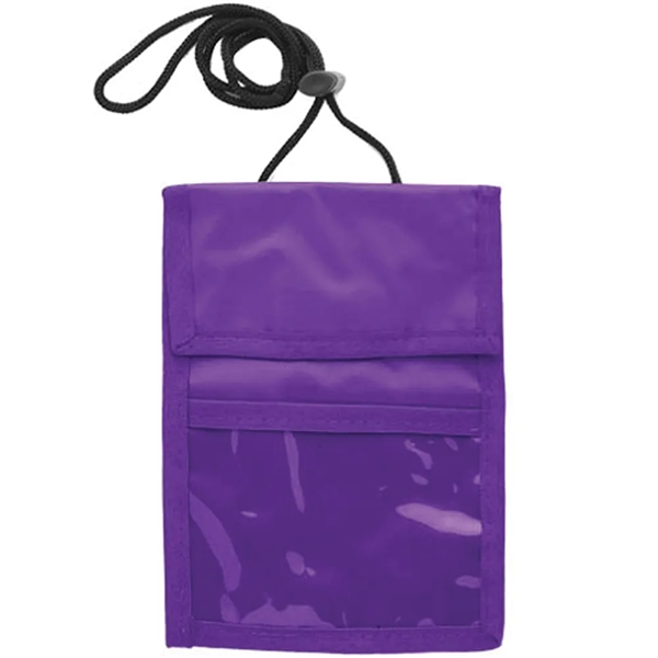 Two Pocket Flap Neck Wallet - Two Pocket Flap Neck Wallet - Image 27 of 32