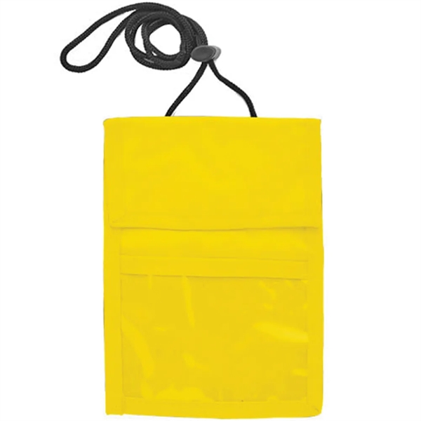 Two Pocket Flap Neck Wallet - Two Pocket Flap Neck Wallet - Image 31 of 32
