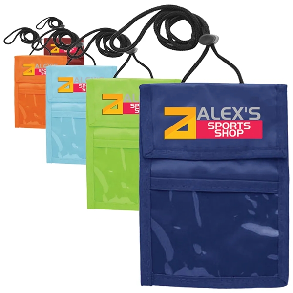 Two Pocket Flap Neck Wallet - Two Pocket Flap Neck Wallet - Image 32 of 32