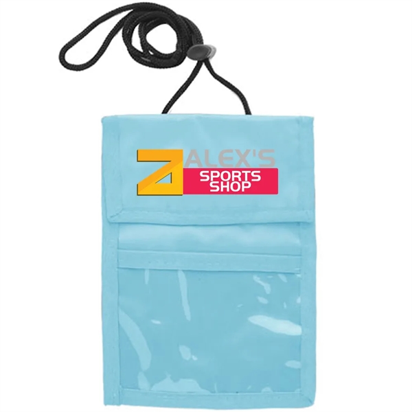 Two Pocket Flap Neck Wallet - Two Pocket Flap Neck Wallet - Image 10 of 32