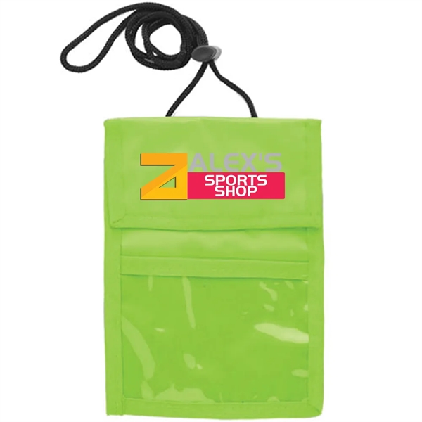 Two Pocket Flap Neck Wallet - Two Pocket Flap Neck Wallet - Image 12 of 32