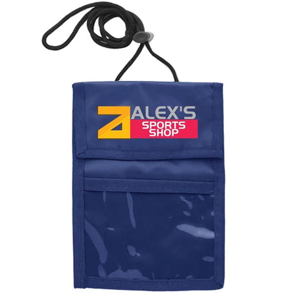 Two Pocket Flap Neck Wallet - Two Pocket Flap Neck Wallet - Image 16 of 32