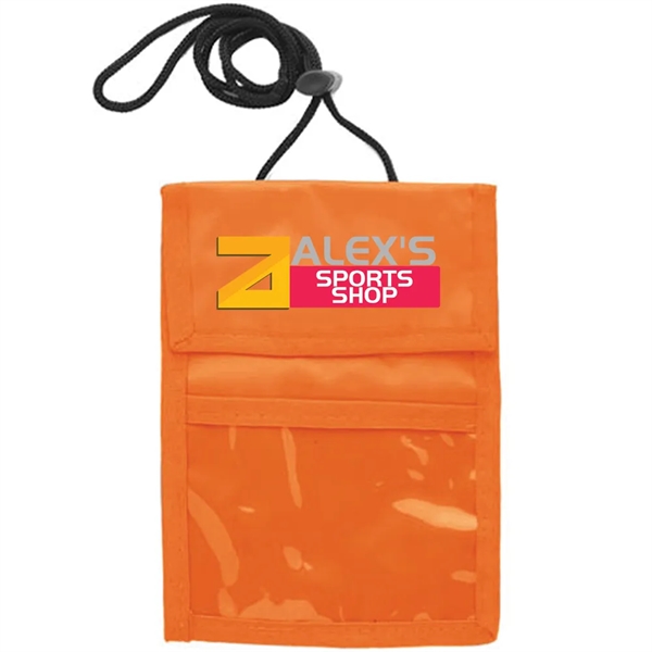 Two Pocket Flap Neck Wallet - Two Pocket Flap Neck Wallet - Image 18 of 32