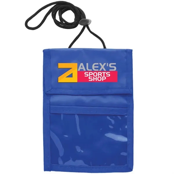 Two Pocket Flap Neck Wallet - Two Pocket Flap Neck Wallet - Image 24 of 32