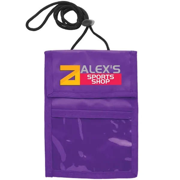 Two Pocket Flap Neck Wallet - Two Pocket Flap Neck Wallet - Image 26 of 32