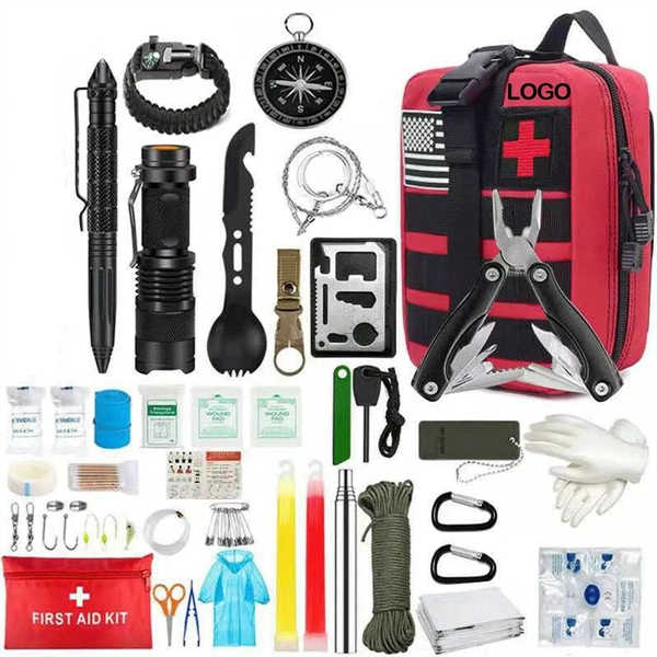 Emergency Survival First Aid Kit Professional Gear - Emergency Survival First Aid Kit Professional Gear - Image 0 of 7
