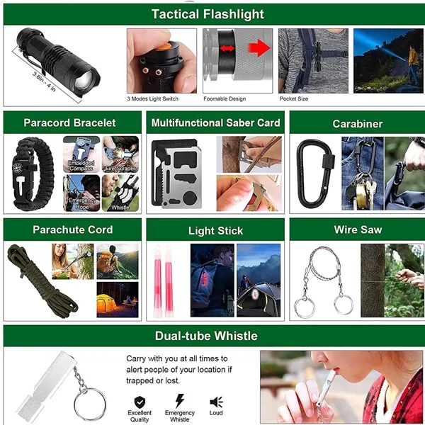 Emergency Survival First Aid Kit Professional Gear - Emergency Survival First Aid Kit Professional Gear - Image 3 of 7