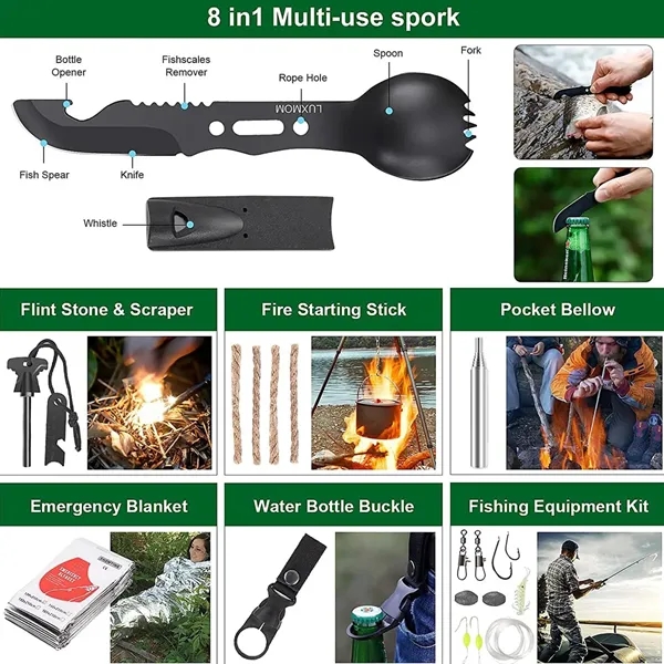 Emergency Survival First Aid Kit Professional Gear - Emergency Survival First Aid Kit Professional Gear - Image 4 of 7