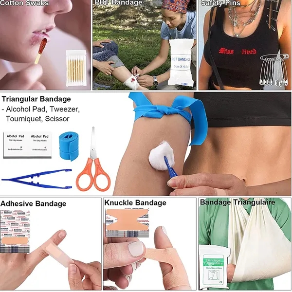 Emergency Survival First Aid Kit Professional Gear - Emergency Survival First Aid Kit Professional Gear - Image 6 of 7