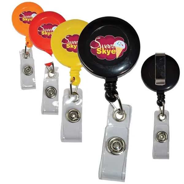 Retractable Badge Reel Holder with Belt Clip - Retractable Badge Reel Holder with Belt Clip - Image 12 of 20