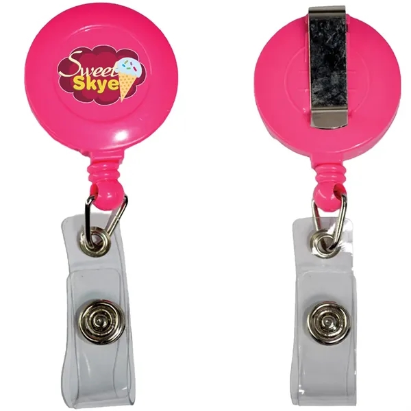 Retractable Badge Reel Holder with Belt Clip - Retractable Badge Reel Holder with Belt Clip - Image 15 of 20