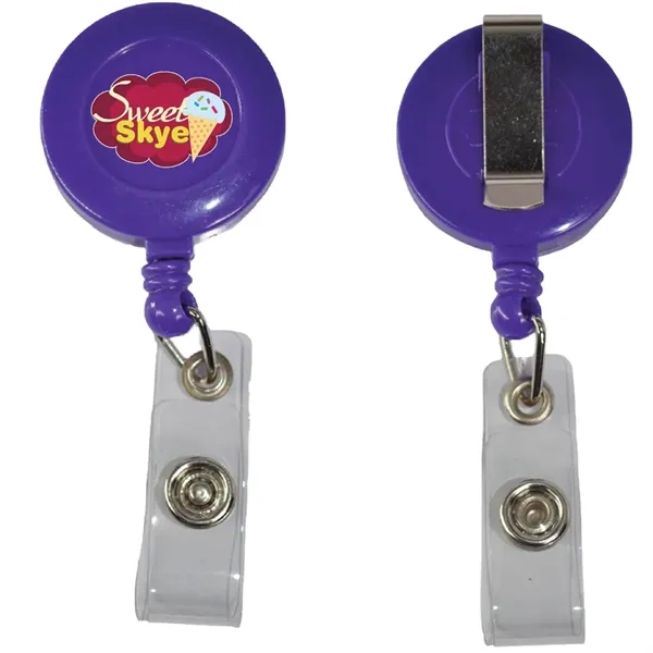 Retractable Badge Reel Holder with Belt Clip - Retractable Badge Reel Holder with Belt Clip - Image 16 of 20