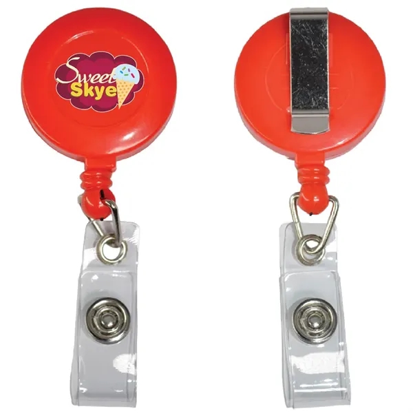 Retractable Badge Reel Holder with Belt Clip - Retractable Badge Reel Holder with Belt Clip - Image 17 of 20
