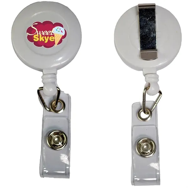 Retractable Badge Reel Holder with Belt Clip - Retractable Badge Reel Holder with Belt Clip - Image 19 of 20