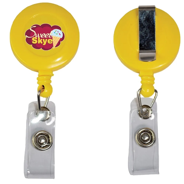 Retractable Badge Reel Holder with Belt Clip - Retractable Badge Reel Holder with Belt Clip - Image 20 of 20