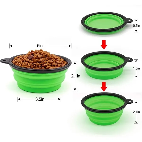 Dog Bowl Pet Collapsible - Dog Bowl Pet Collapsible - Image 1 of 4