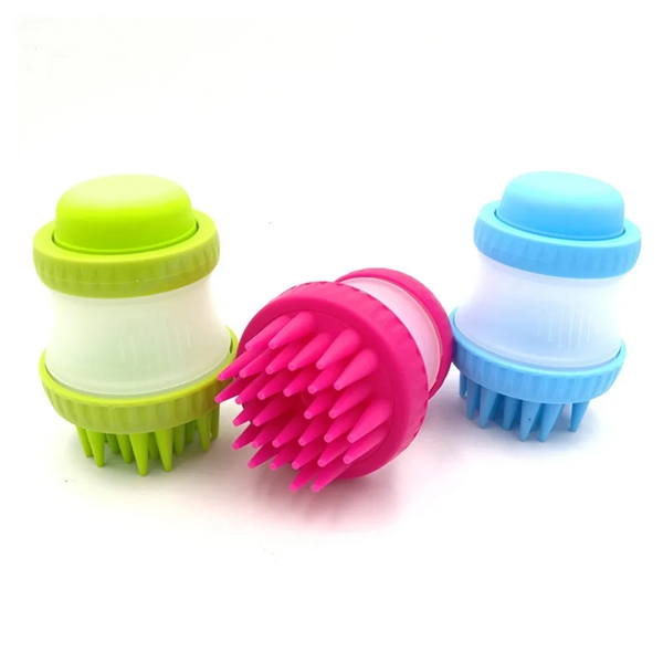 Cat Brush With Soft Rubber Pins - Cat Brush With Soft Rubber Pins - Image 1 of 4