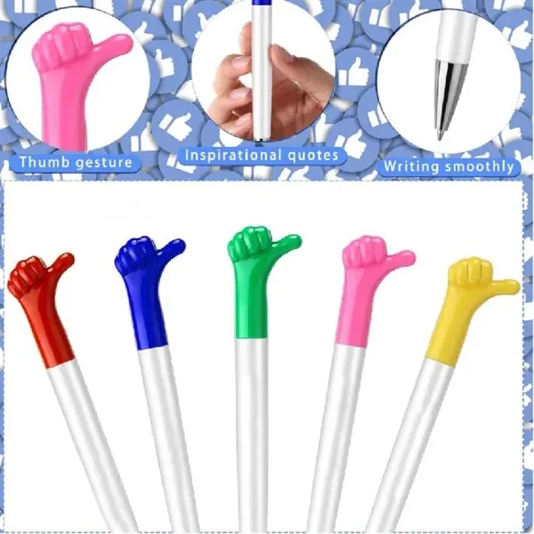 Thank You Gift Thumbs Up Cute Hand Gesture Ballpoint Pen - Thank You Gift Thumbs Up Cute Hand Gesture Ballpoint Pen - Image 1 of 2