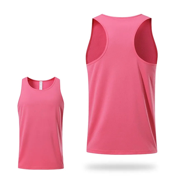 Sleeveless Bodybuilding T Shirts and Quick Dry Fabric Workou - Sleeveless Bodybuilding T Shirts and Quick Dry Fabric Workou - Image 5 of 6