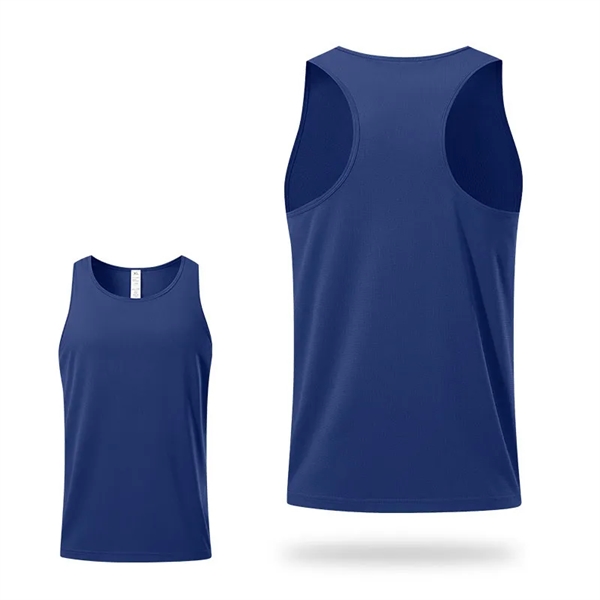 Sleeveless Bodybuilding T Shirts and Quick Dry Fabric Workou - Sleeveless Bodybuilding T Shirts and Quick Dry Fabric Workou - Image 6 of 6