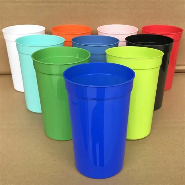 8Oz Plastic Stadium Cups Personalized - 8Oz Plastic Stadium Cups Personalized - Image 2 of 3