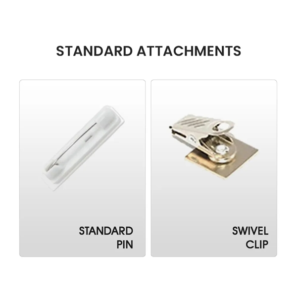 3" x 2" Plastic Name Badge - 3" x 2" Plastic Name Badge - Image 9 of 10