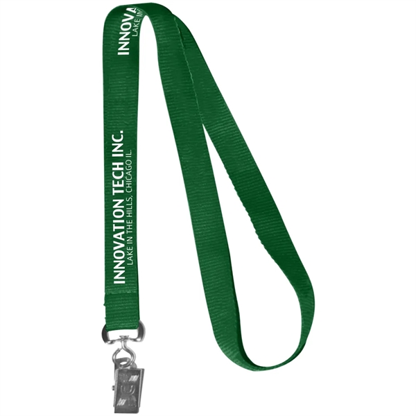 0.62" Polyester Silkscreen Lanyard - 0.62" Polyester Silkscreen Lanyard - Image 3 of 50