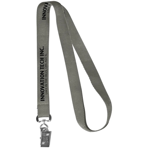 0.62" Polyester Silkscreen Lanyard - 0.62" Polyester Silkscreen Lanyard - Image 4 of 50
