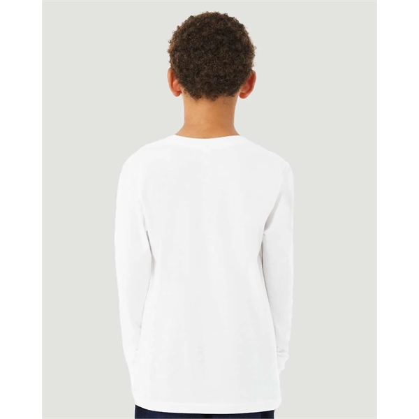 BELLA + CANVAS Youth Triblend Long Sleeve Tee - BELLA + CANVAS Youth Triblend Long Sleeve Tee - Image 4 of 35