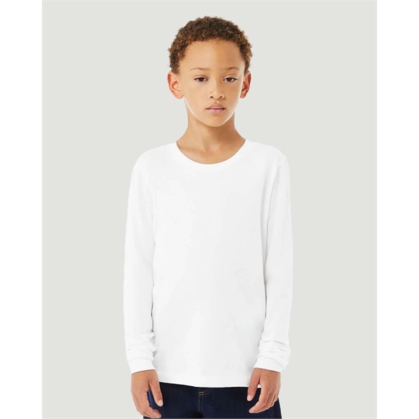 BELLA + CANVAS Youth Triblend Long Sleeve Tee - BELLA + CANVAS Youth Triblend Long Sleeve Tee - Image 3 of 35