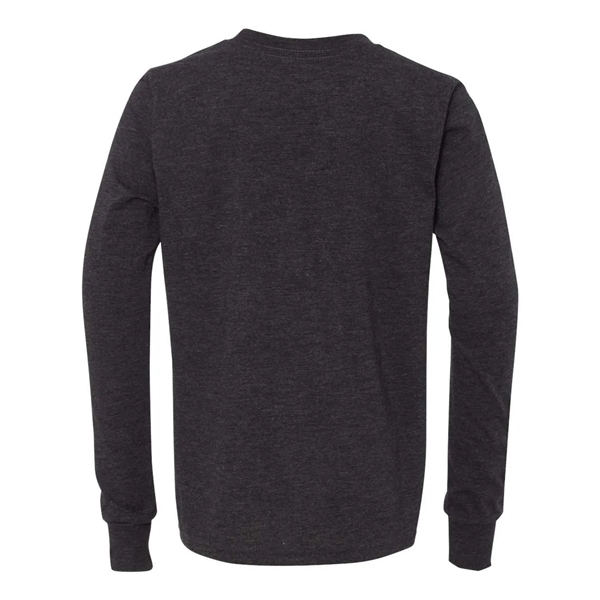 BELLA + CANVAS Youth Triblend Long Sleeve Tee - BELLA + CANVAS Youth Triblend Long Sleeve Tee - Image 6 of 35