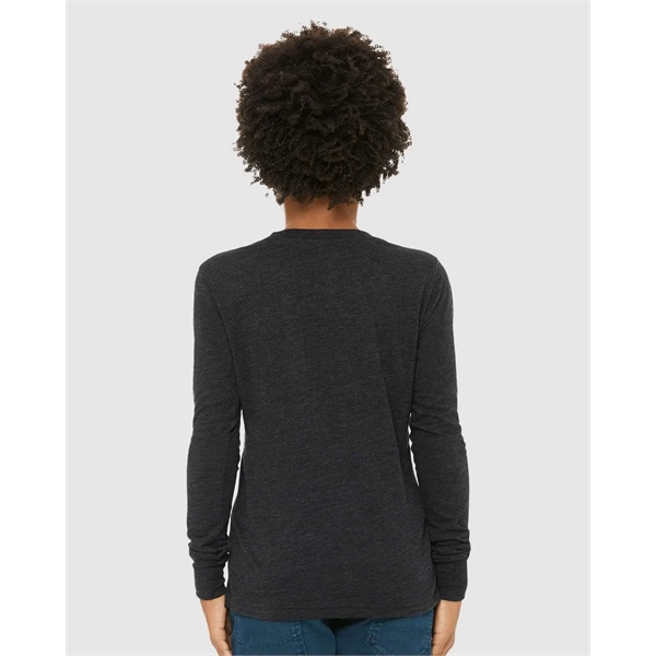 BELLA + CANVAS Youth Triblend Long Sleeve Tee - BELLA + CANVAS Youth Triblend Long Sleeve Tee - Image 10 of 35