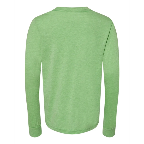 BELLA + CANVAS Youth Triblend Long Sleeve Tee - BELLA + CANVAS Youth Triblend Long Sleeve Tee - Image 12 of 35